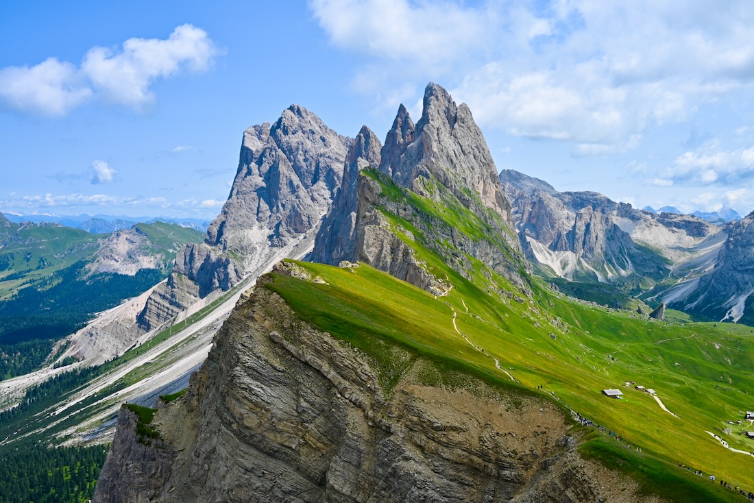 Blick auf die große Seceda