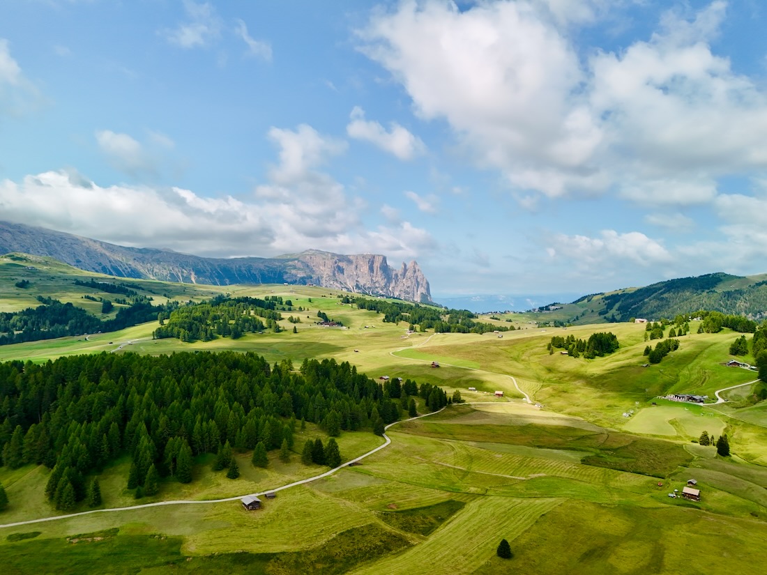 Blick über die Seiser Alm