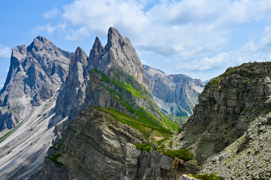 Die Seceda Abbruchkante