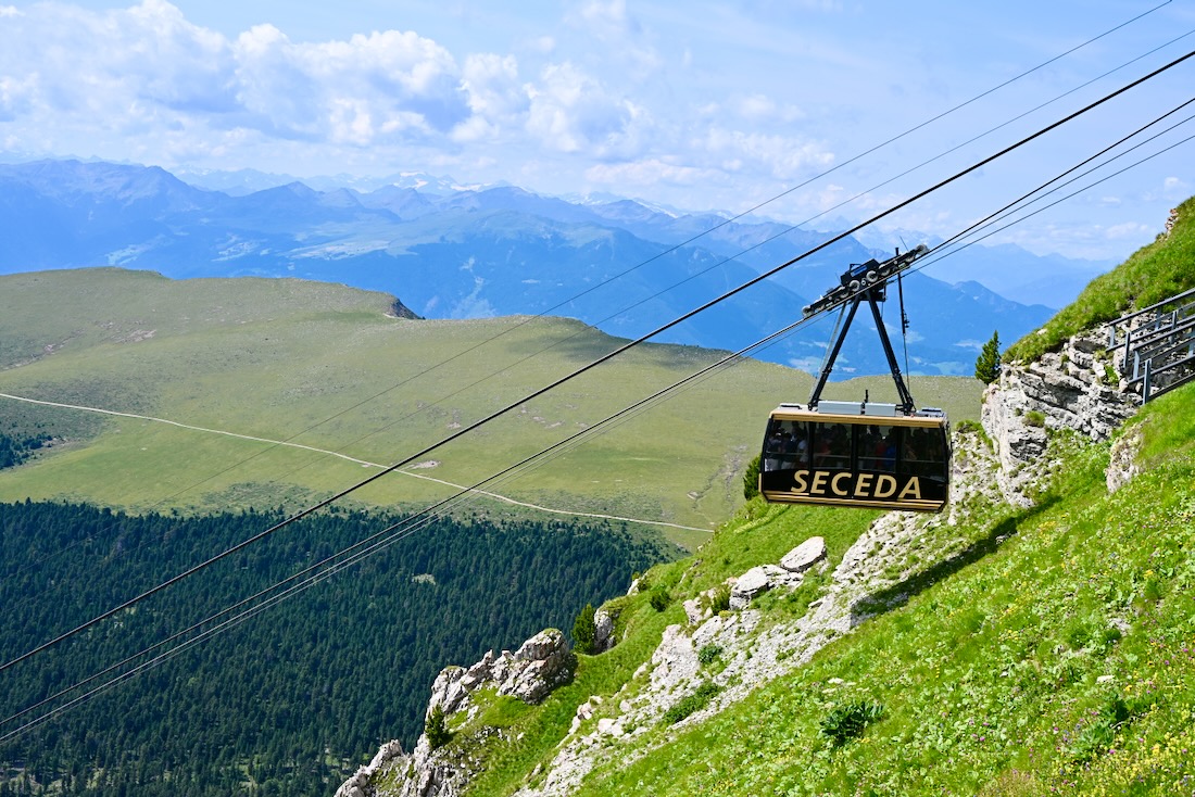 Blick über die Seiser Alm