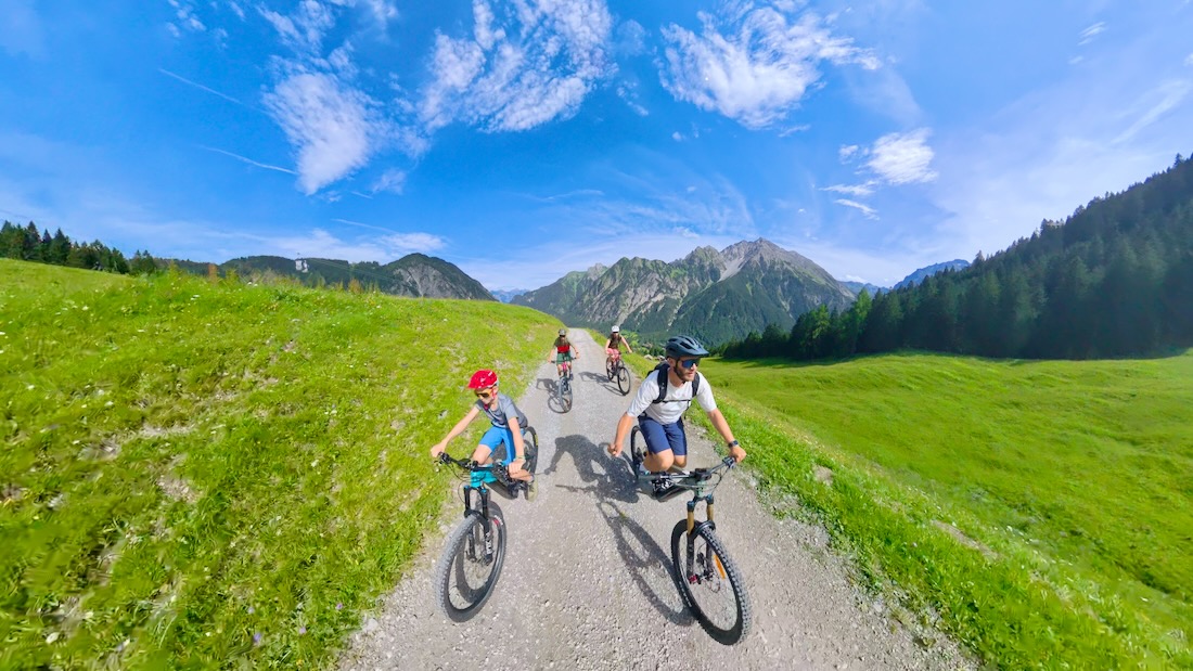 Fravely auf einer E-MTB Tour im Brandnertal