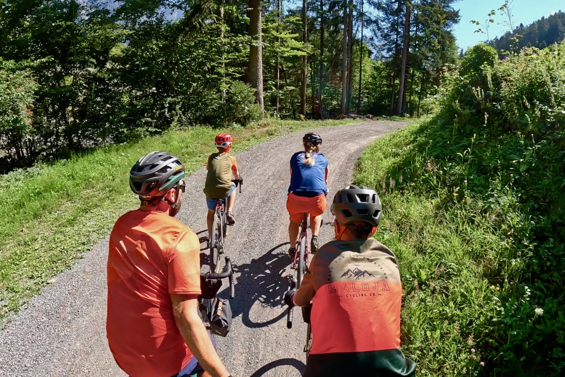 Fravely auf einer Gravel-Tour im Klostertal