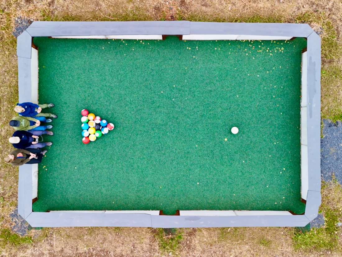 Fußballbilliard am Bio-Seehotel Zeulenroda im Vogtland