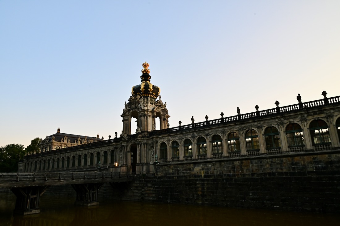 Krone vom Zwinger Dresden in Sachsen
