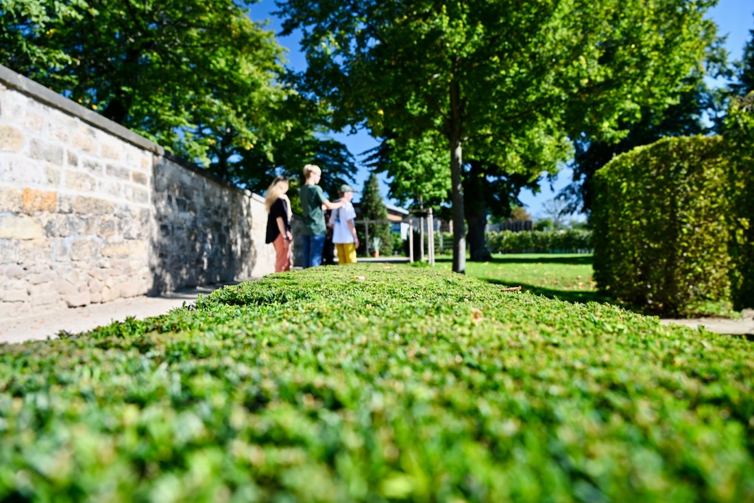 Melanie, Benni und Flo beim Schloss Wackenbarth