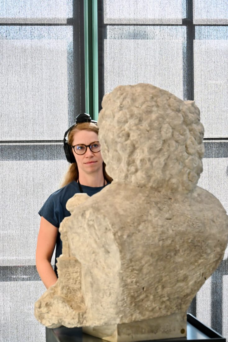 Melanie im Museum Zwinger Xperience in Dresden