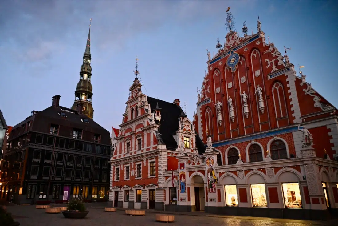 Das Schwarzhäupterhaus in Riga Lettland