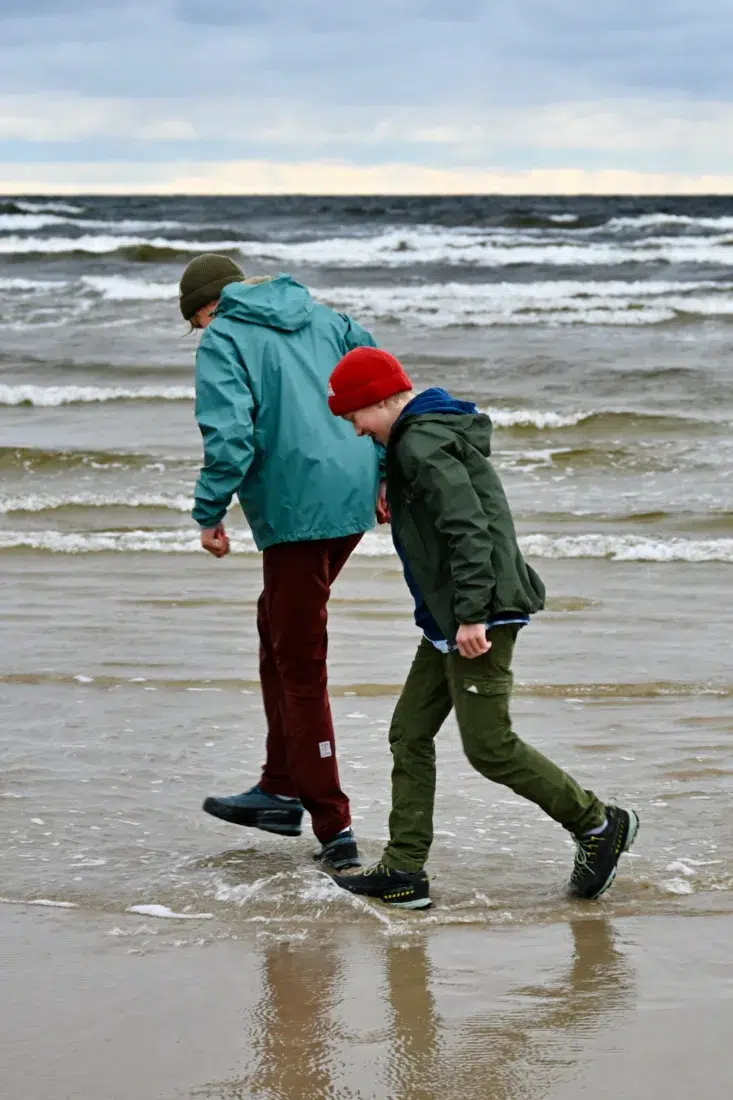 Flo und Ben am Jurmala Beach