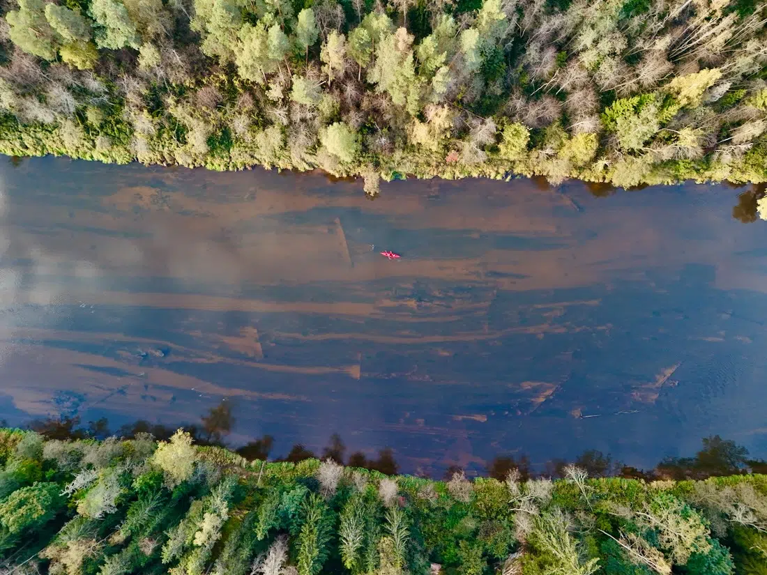 Mit dem Kajak über die Gauja in Lettland