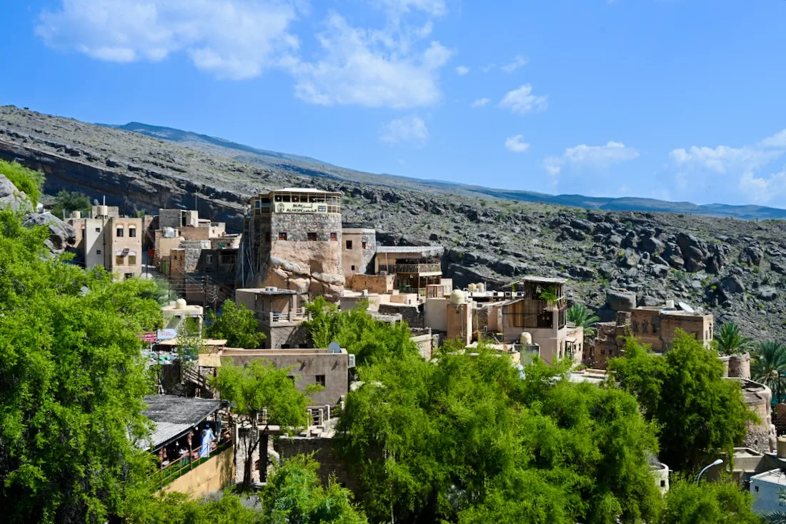 Der Ort Misfat Al Abriyeen im Oman