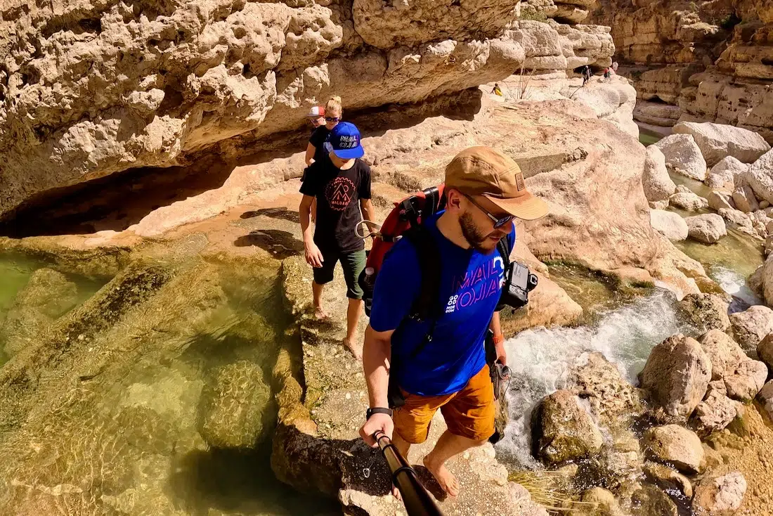 Fravely wandern in Oman