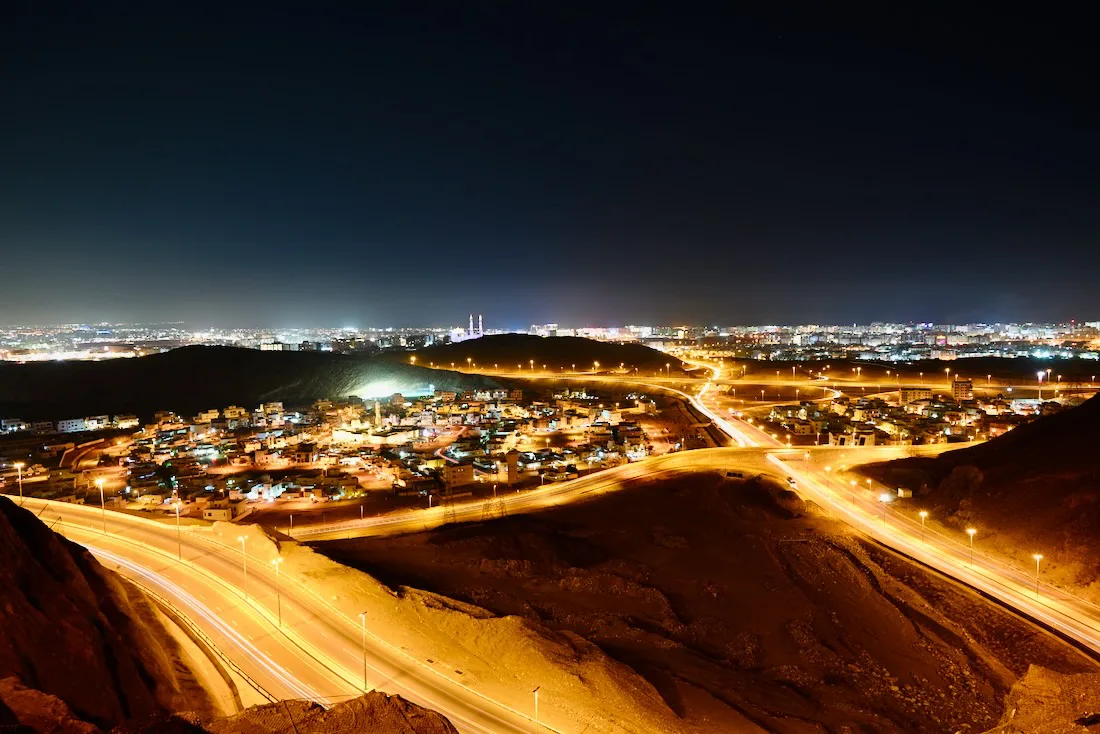 Muscat bei Nacht in Oman