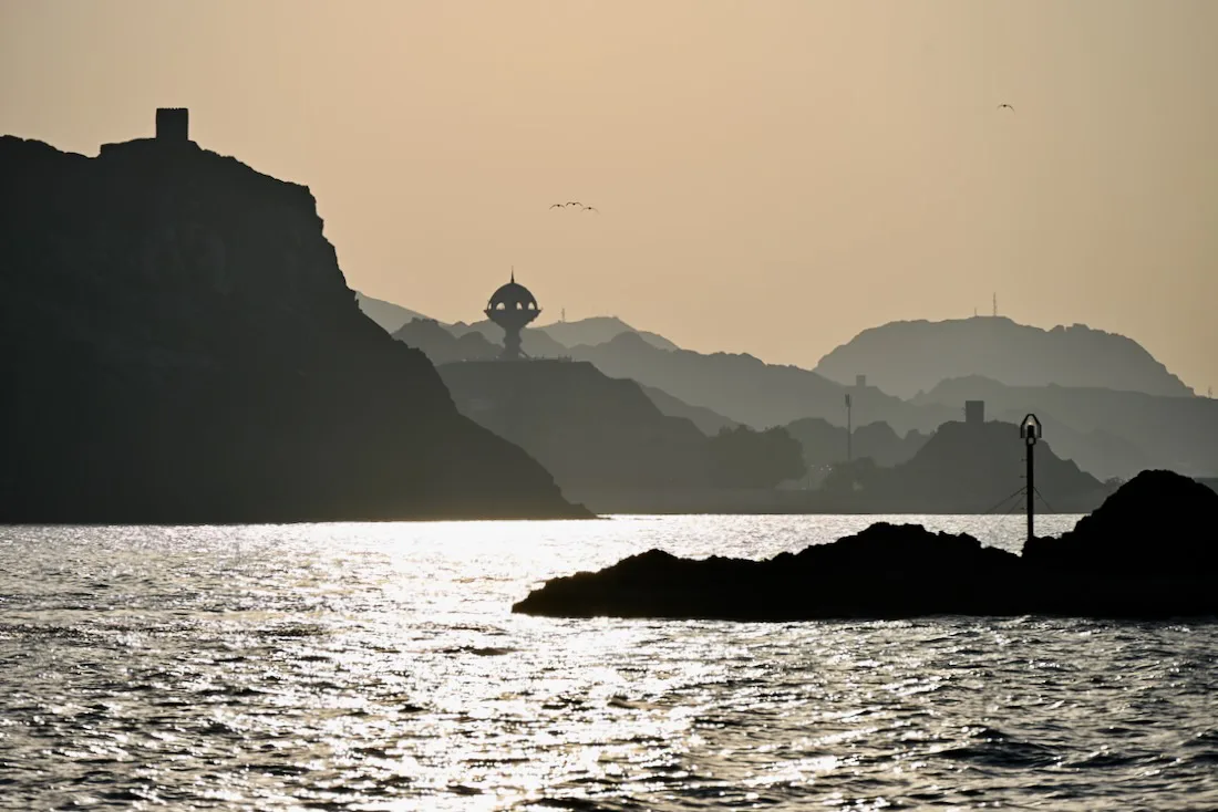 Sonnenuntergang in Muscat