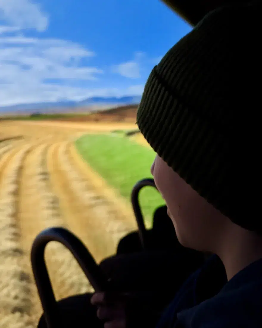 Ben im Fly over Iceland in Reykjavik