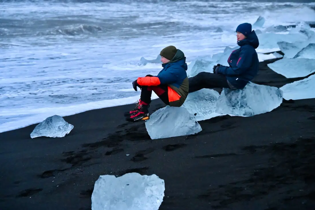Ben und Flo am Diamond Beach
