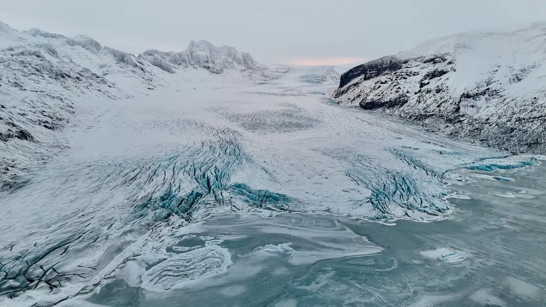 Der Skaftafell Gletscher in Island