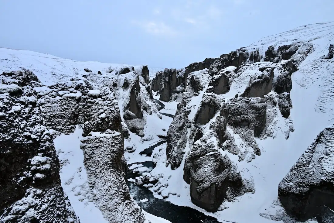 Fjadrargljufur in Island