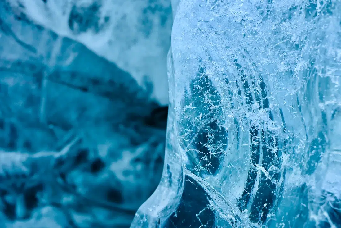 Gletschereis des Breidamerkurjökull Gletscher