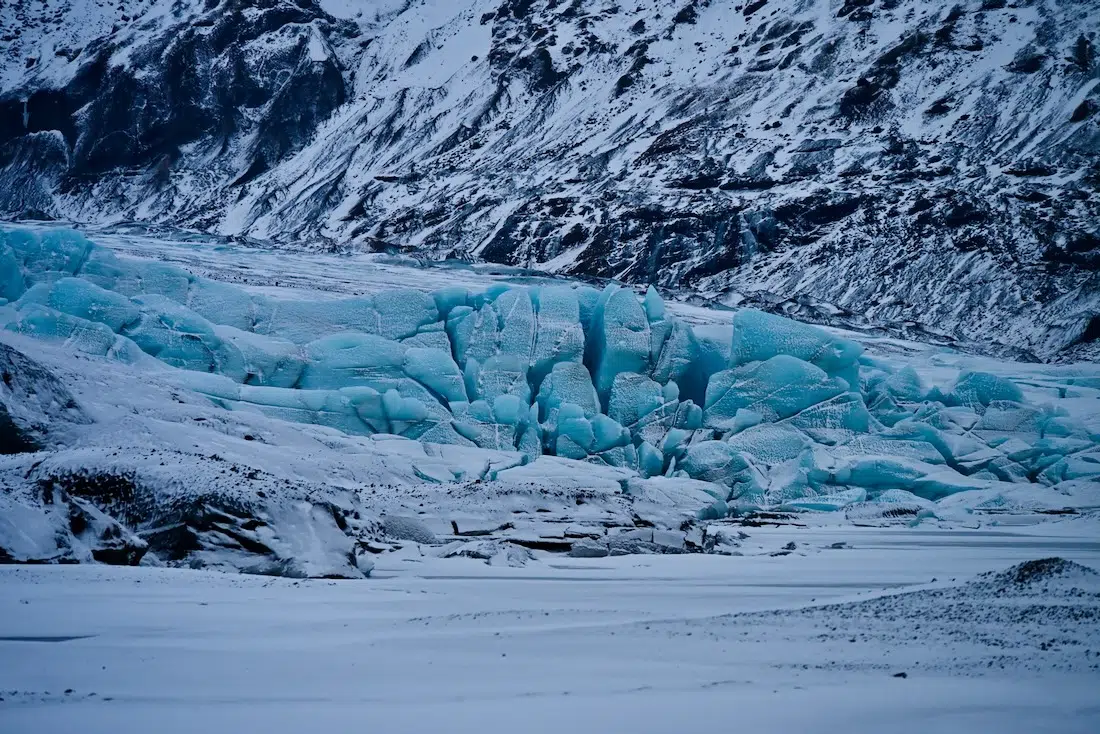Gletschereis vom Skaftafell