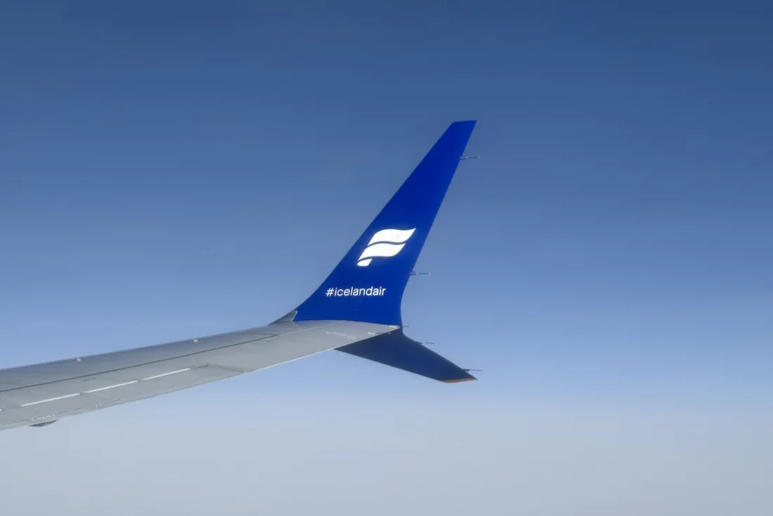 Iceland Air Flügel