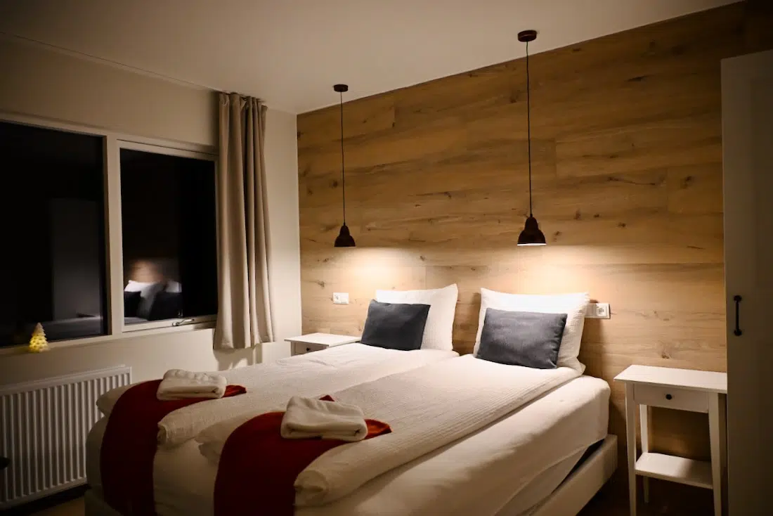 Schlafzimmer im Stracta Appartment in Island