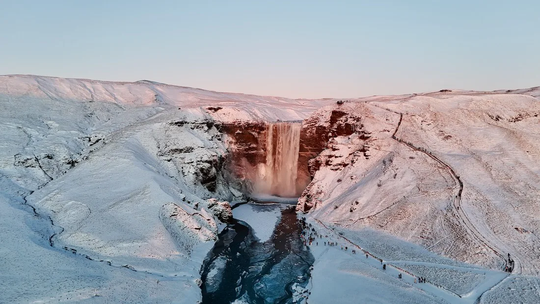 Skogafoss in Island