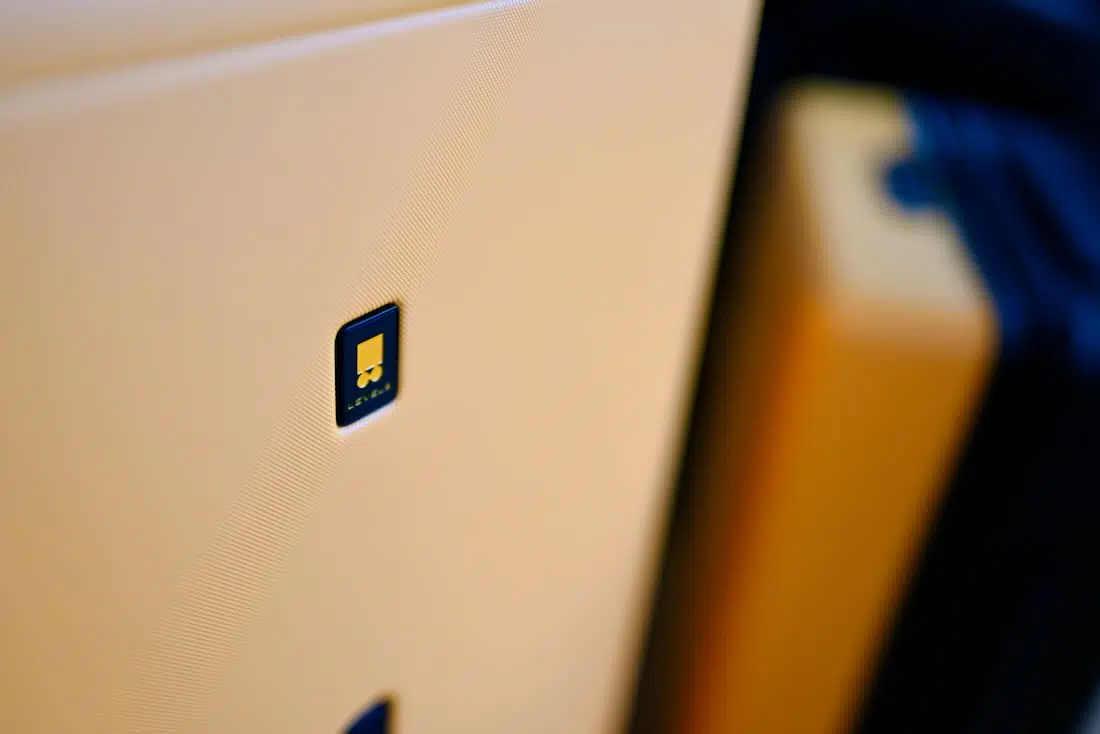 Level8 Logo großer Koffer