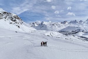 Schneeschuh-Wandern und Skisafari auf der Silvretta Bielerhöhe als Familie mit Teenagern