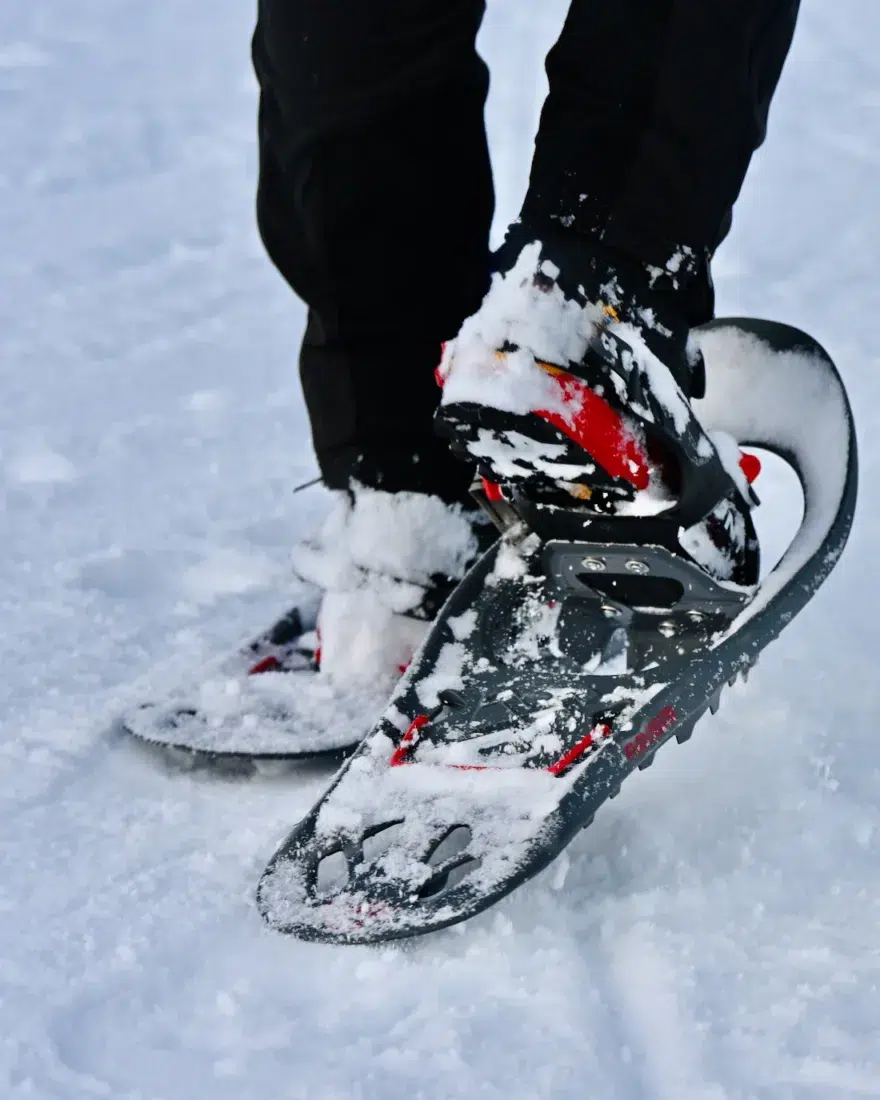 Schneeschuhe an den Garmont Boots auf der Silvretta Bielerhöhe