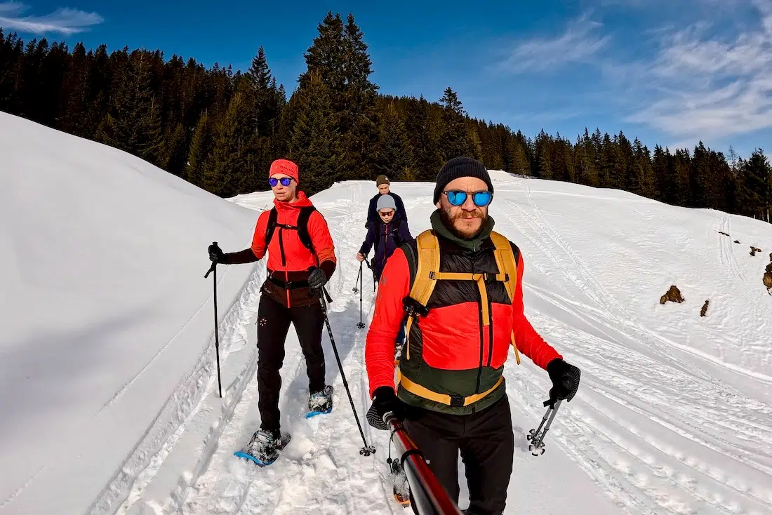 Fravely auf Schneeschuhen durch das Brandnertal