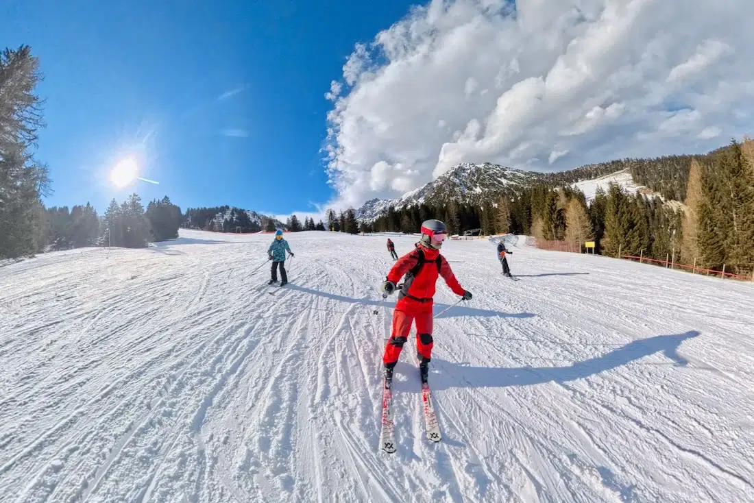 Fravely auf Ski im Brandnertal