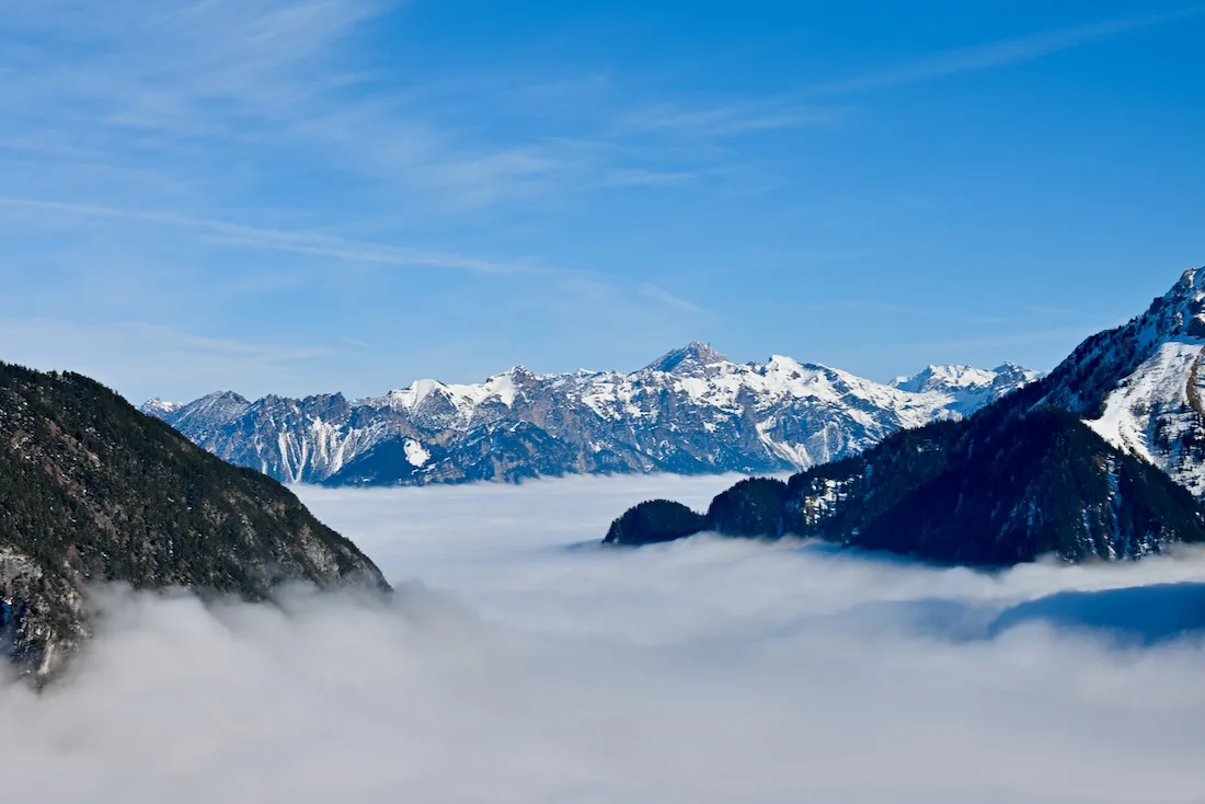 Wolkendecke im Brandnertal