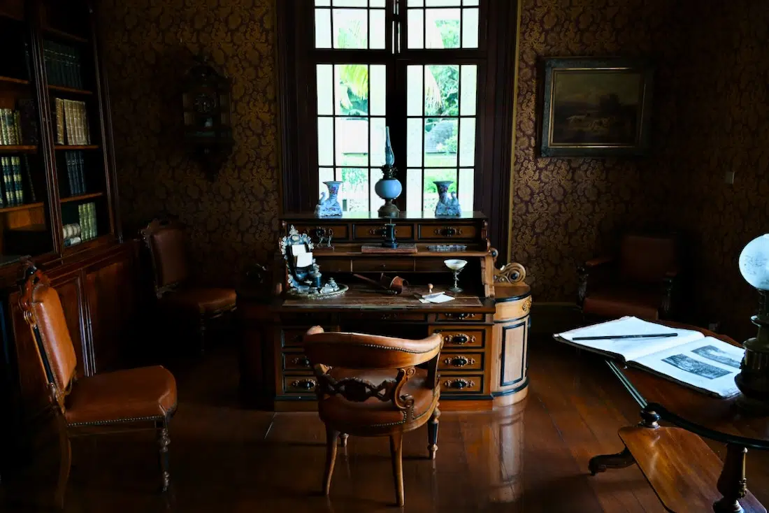 Arbeitszimmer im Château de Labourdonnais