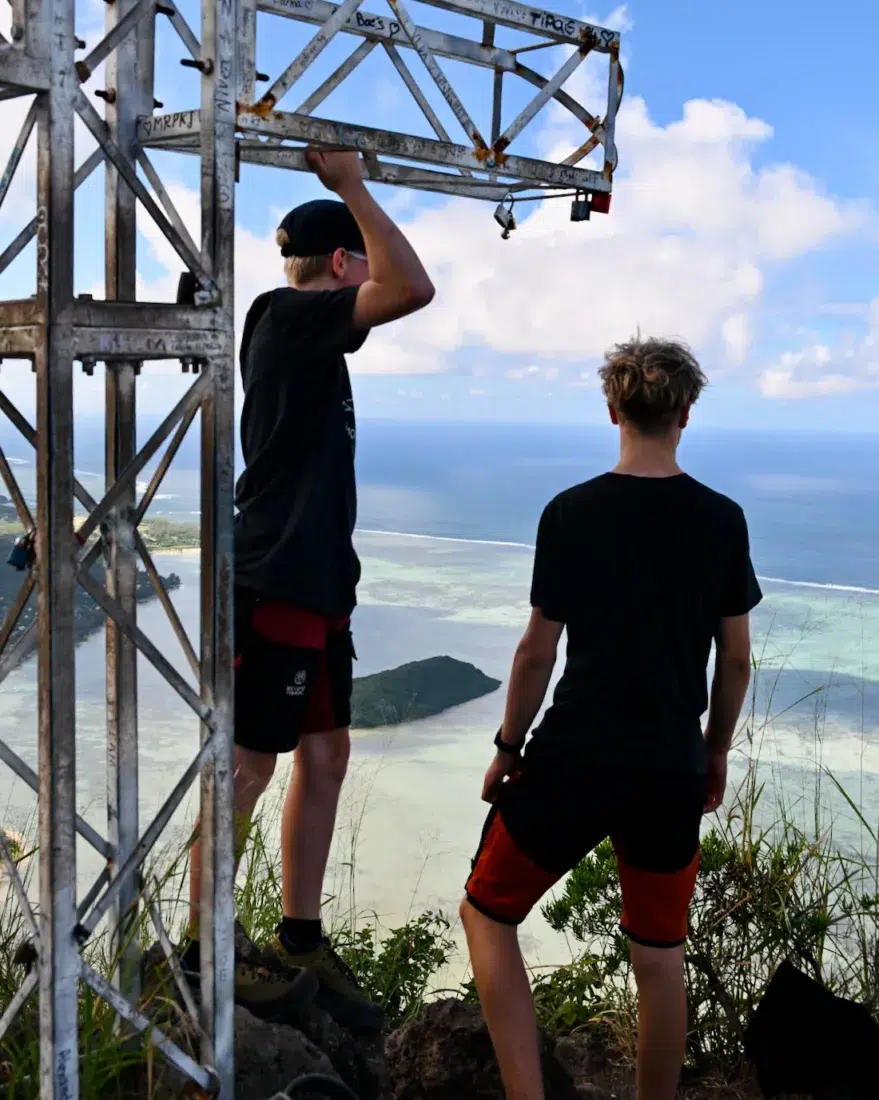 Ben und Flo auf dem Le Morne Brabant