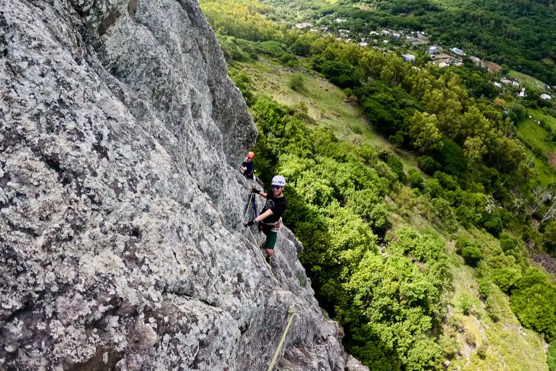 Flo und Ben auf dem Via Ferrata Rodrigues