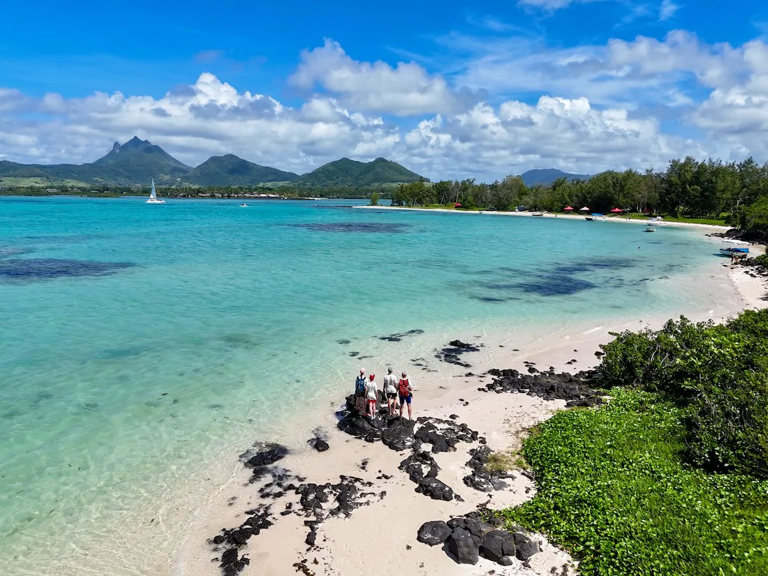 Fravely an der Ile Aux Cerfs auf Mauritius