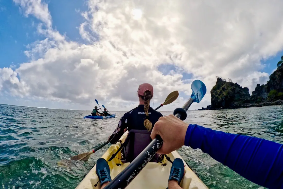 Kajak Tour an der Reviere Banane