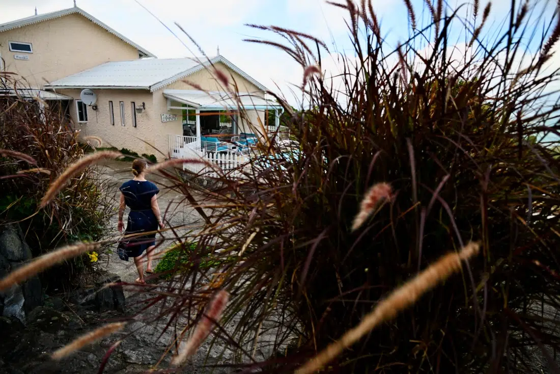 Melanie im Fantaisie Lodge auf Rodrigues