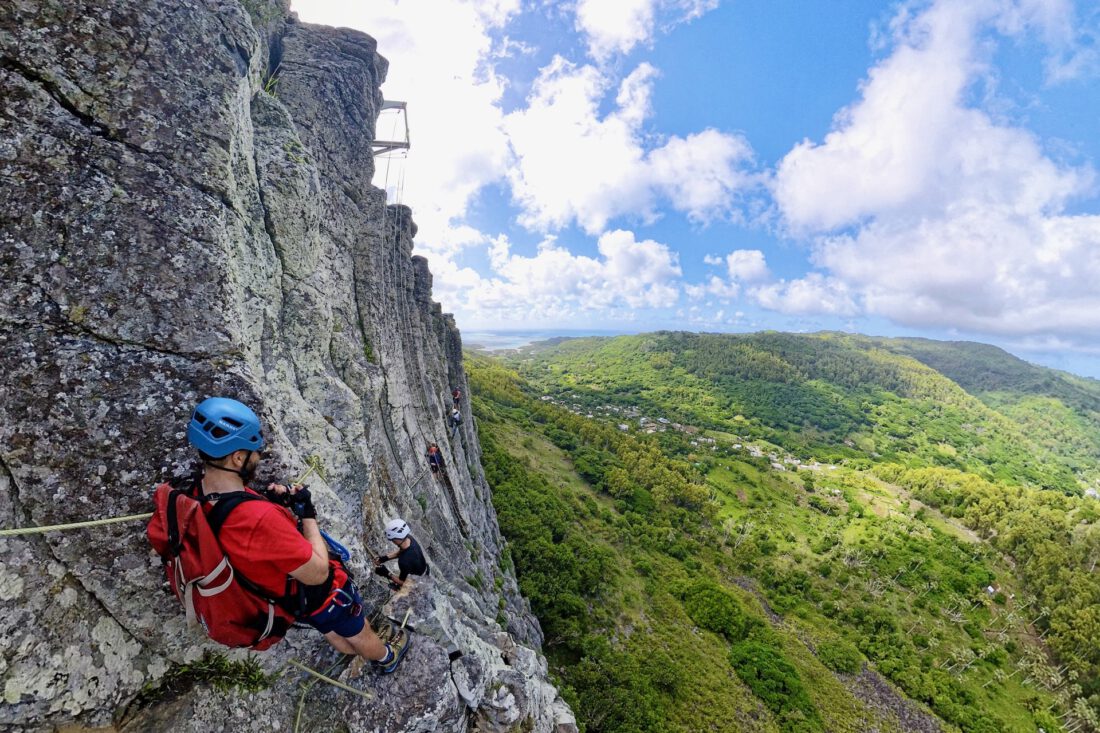 Unglaubliche Abenteuer mit RodrigAventure auf dem Via Ferrata und der Zipline von Rodrigues