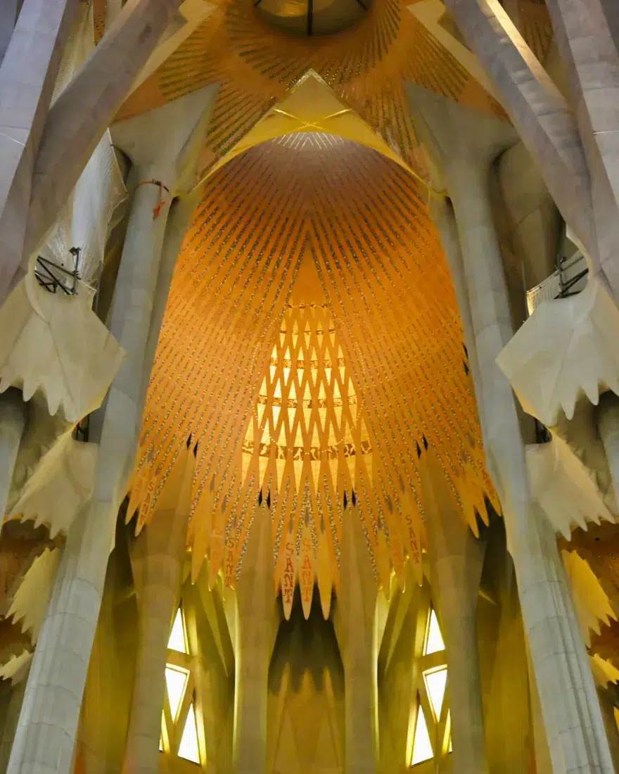 Die Kuppel der Sagrada Familia