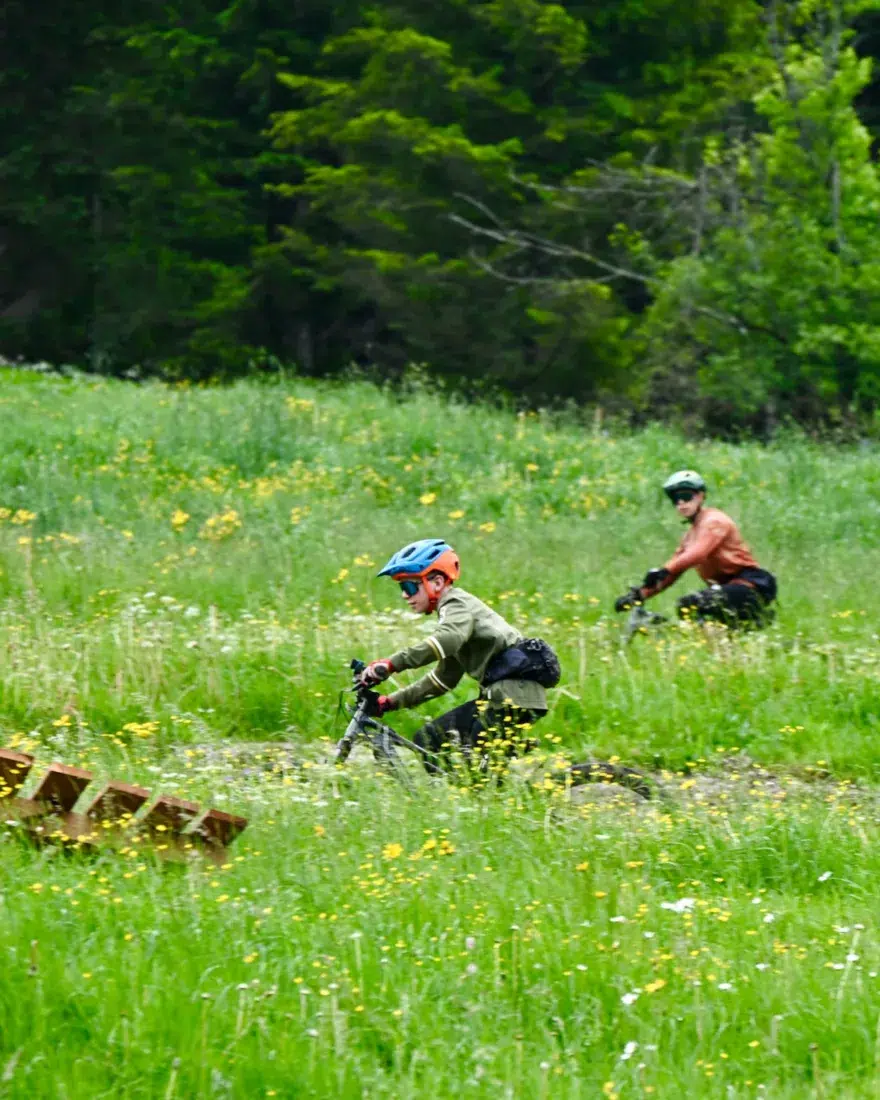 Flo und Ben im Bikepark Lermoos-Biberwier