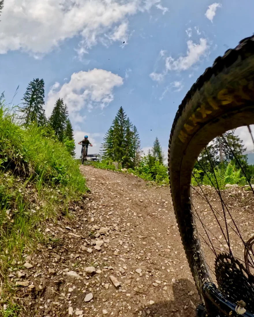 Im Bikepark Lermoos-Biberwier
