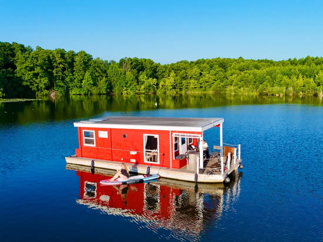 Bungalowboot mit Melanie auf dem wowseasup