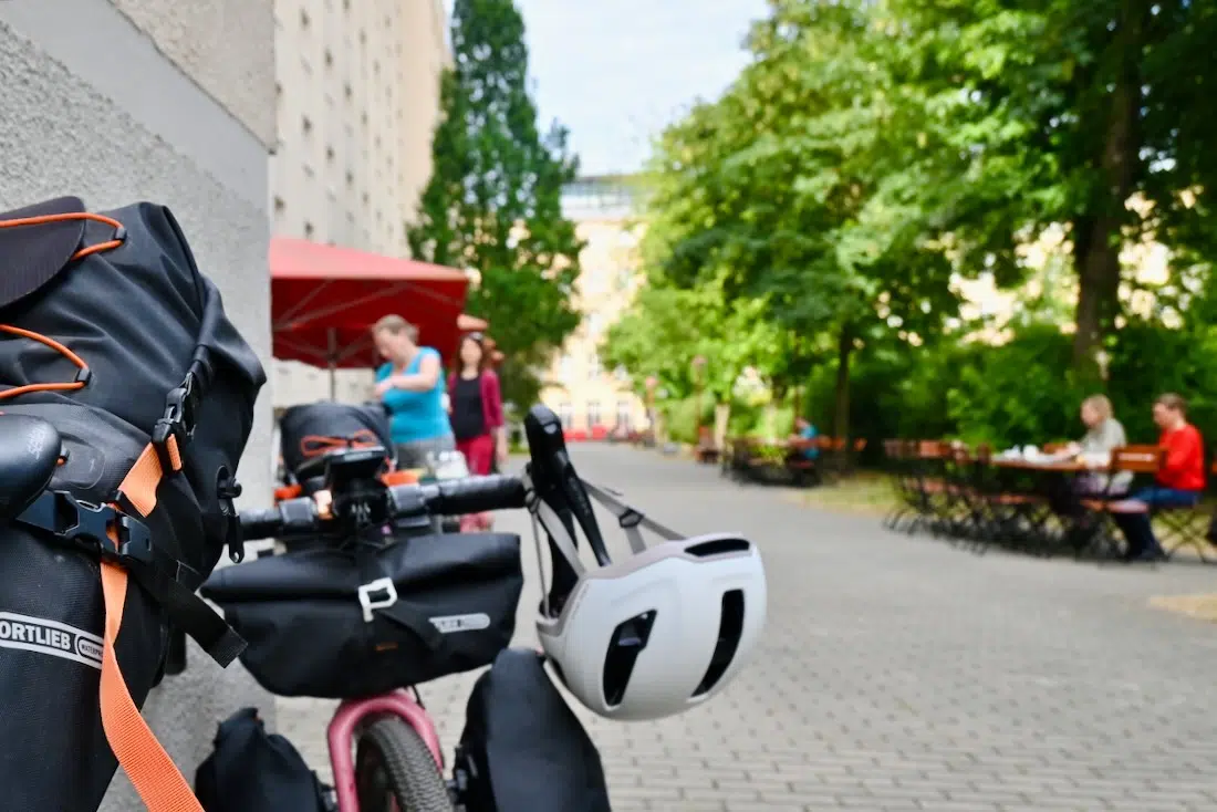 Hof der Jugendherberge Dresden