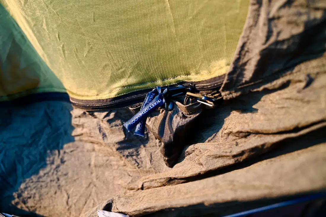 Reißverschluss der Ticket to the Moon Hängematte