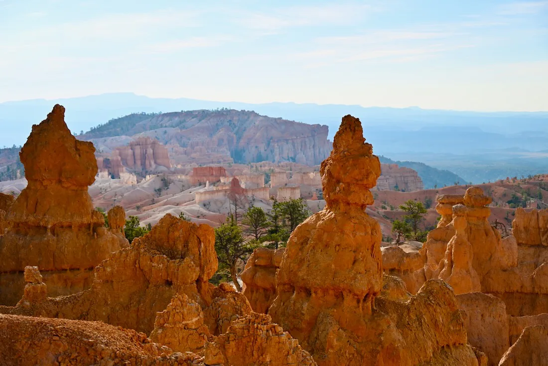 Die roten Felsen im Bryce Canyon National Park