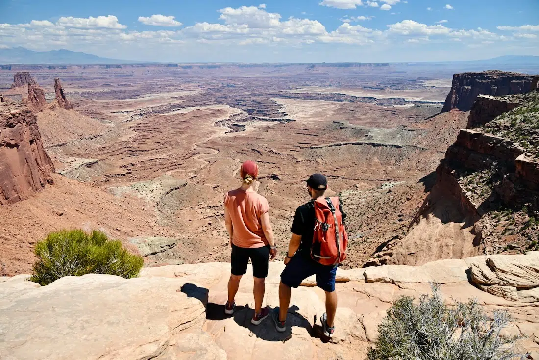 Melanie und Thomas im Canyonlands National Park