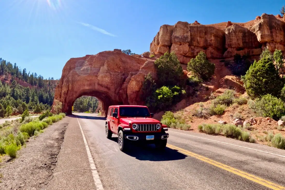 Mit dem Jeep auf dem Roadtrip in den USA