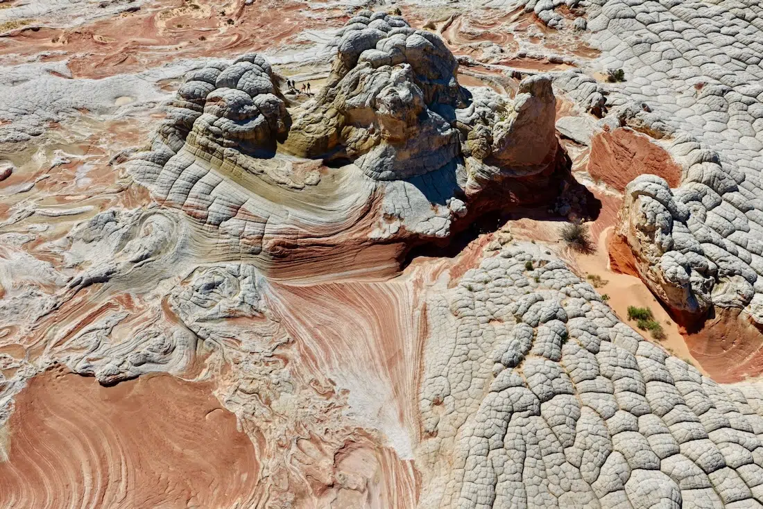 Blick auf das White Pocket in Arizona