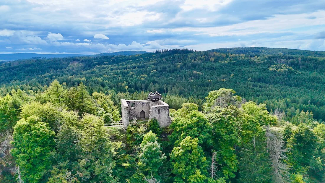Die Burgruine Epprechtstein